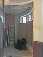 Fél em. lépcsőház eredeti állapota.